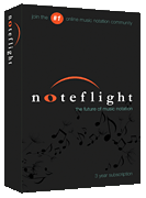 cover Noteflight : The Future of Music Notation 3 Year Premium Subscription